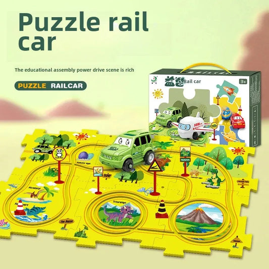 Electric Railway Puzzle Car